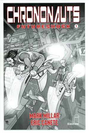 Chrononauts: Futureshock 1 High Grade (2019) Ferry B&W Variant