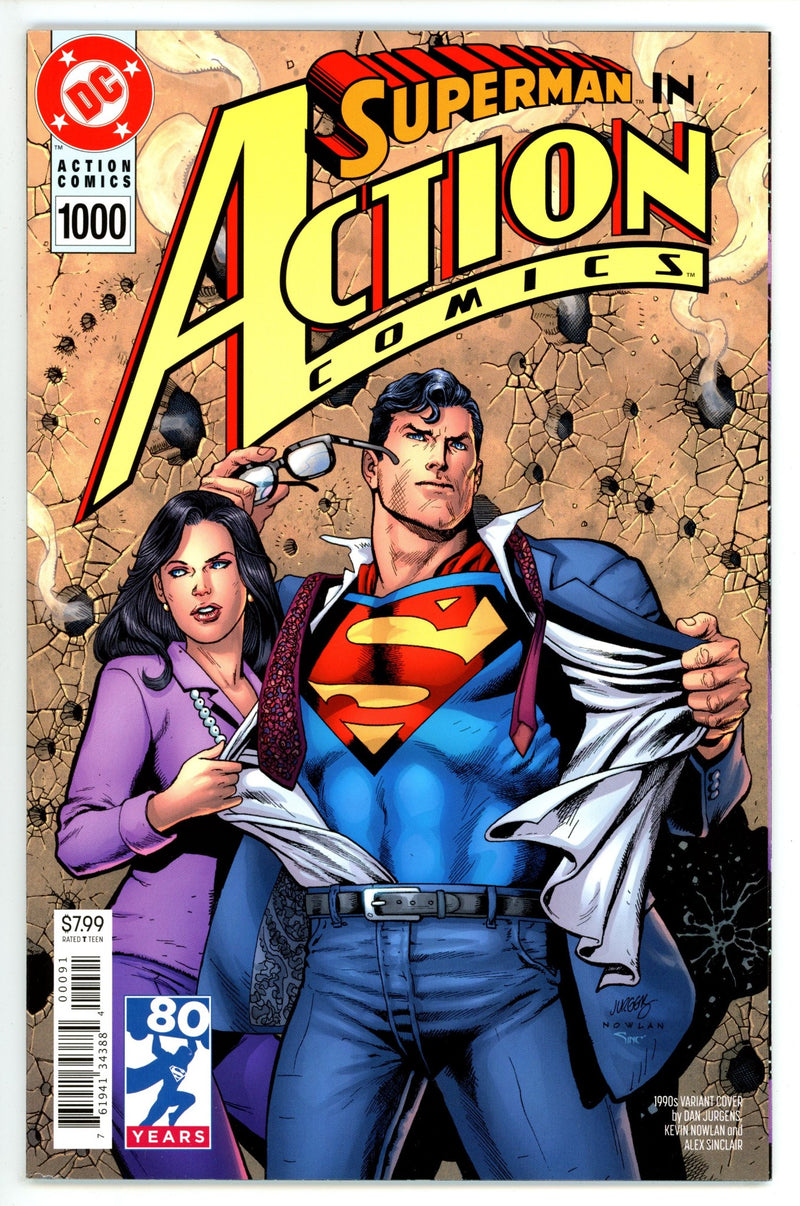 Action Comics Vol 3 1000 High Grade (2018) Jurgens Variant 
