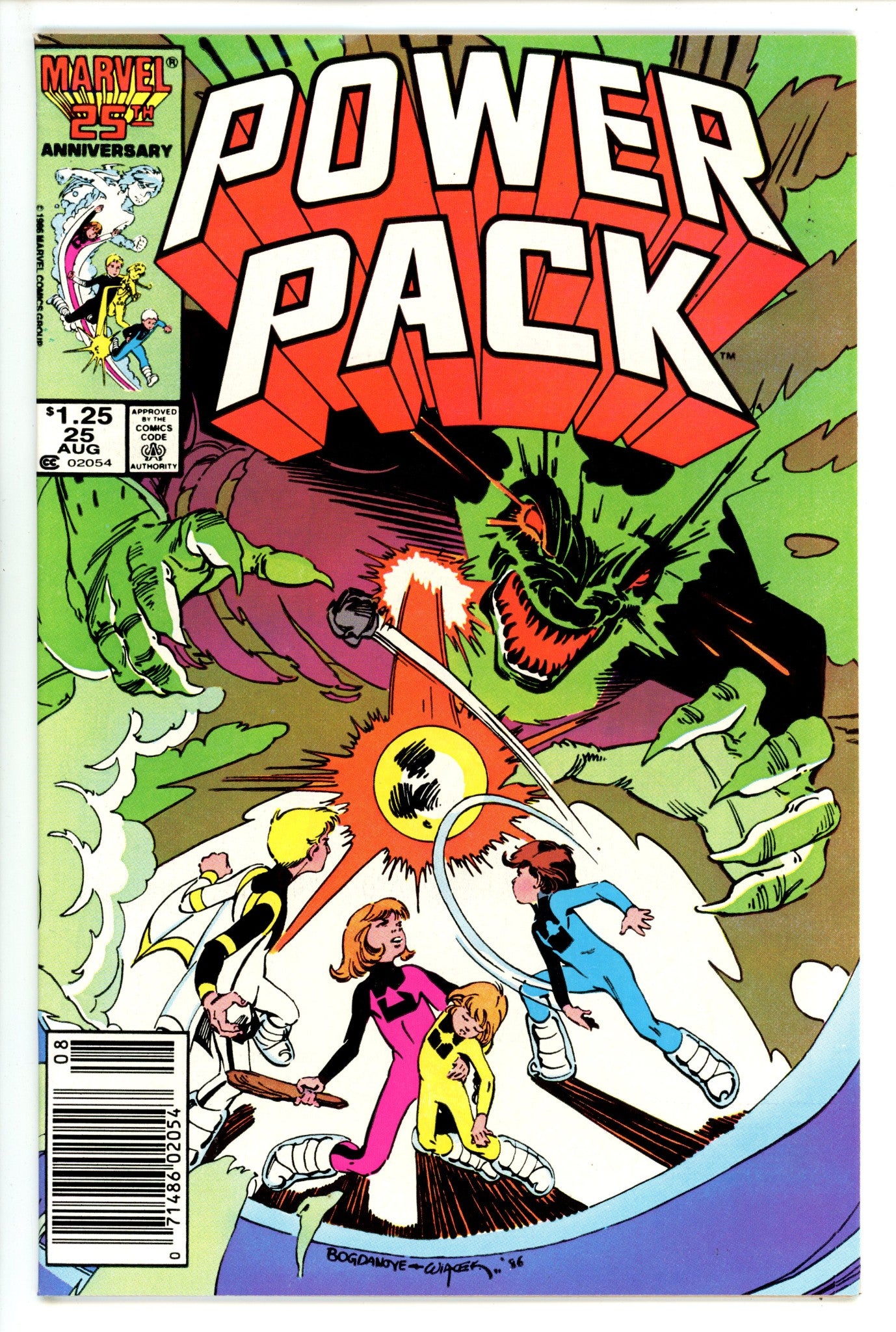 Power Pack Vol 1 25 Newsstand FN (1986)
