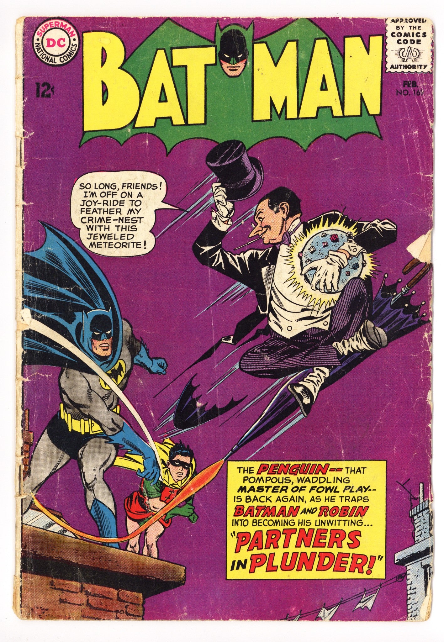 Batman Vol 1 169 GD (2.0) (1965) 