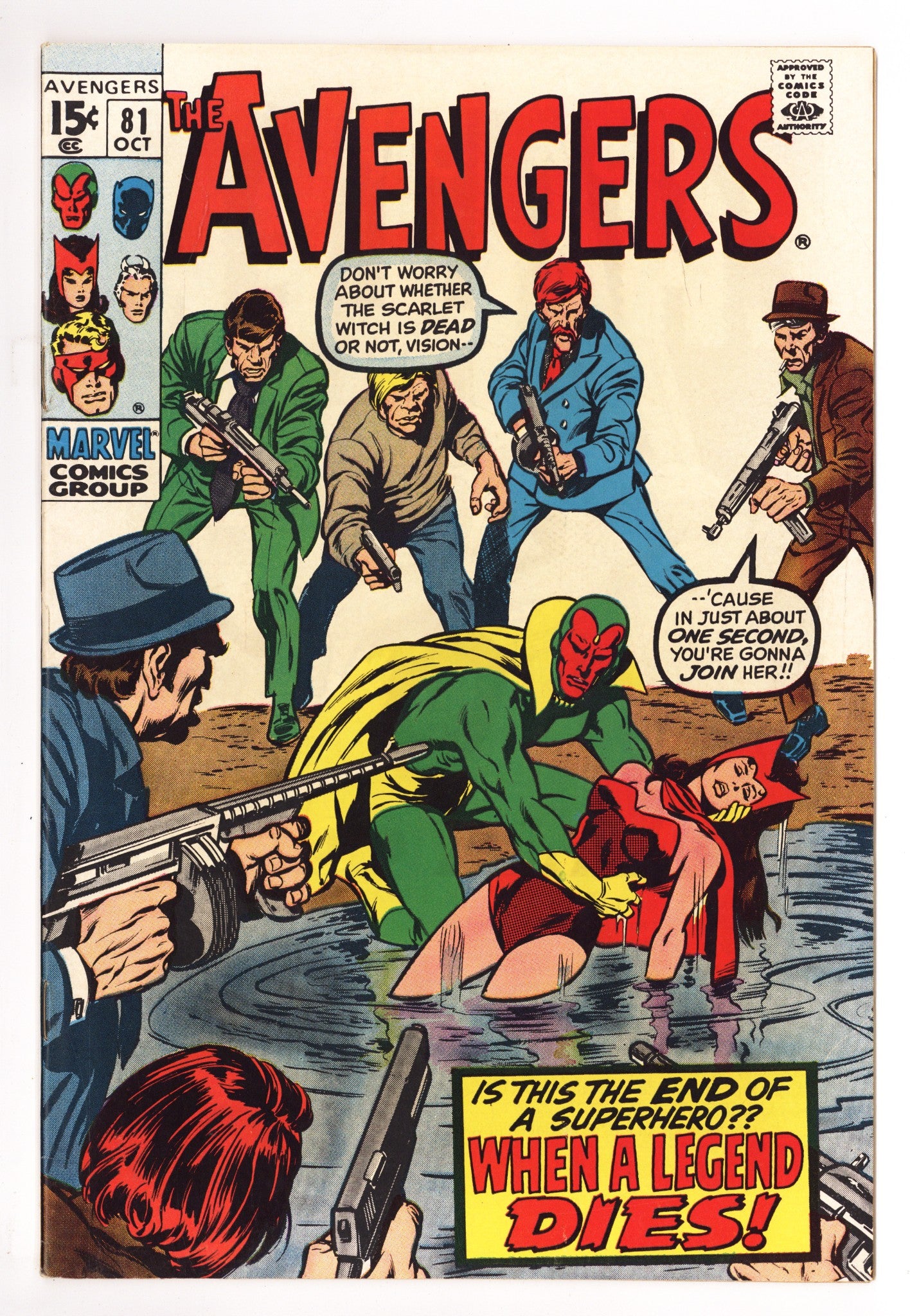 The Avengers Vol 1 81 FN+ (6.5) (1970) 