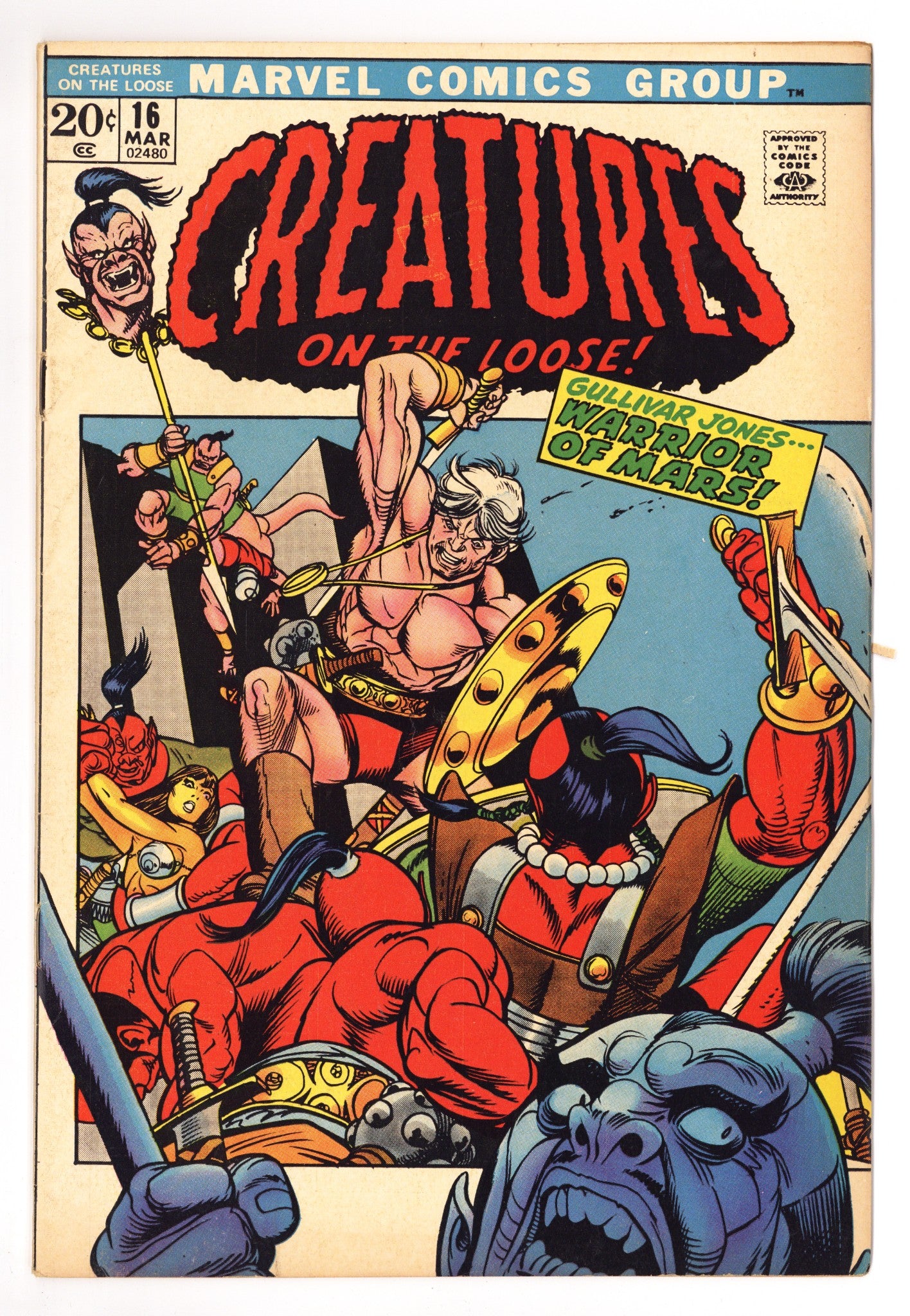 Creatures on the Loose 16 VG+ (4.5) (1972) 