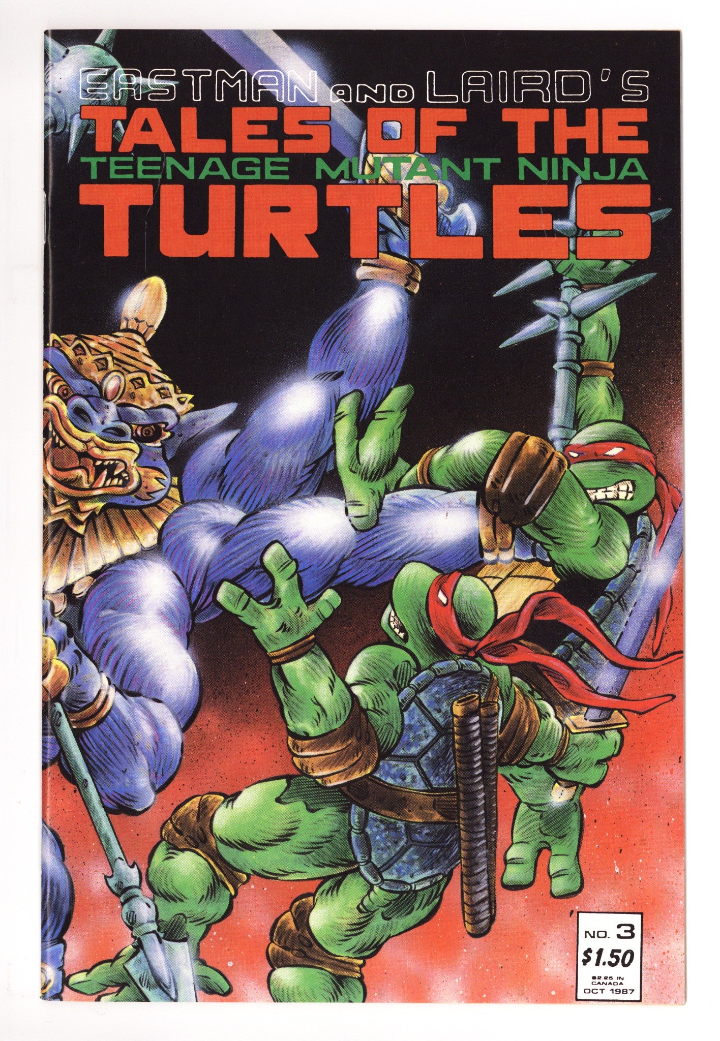 Tales of the Teenage Mutant Ninja Turtles Vol 1 3 VF/NM (9.0) (1987) 