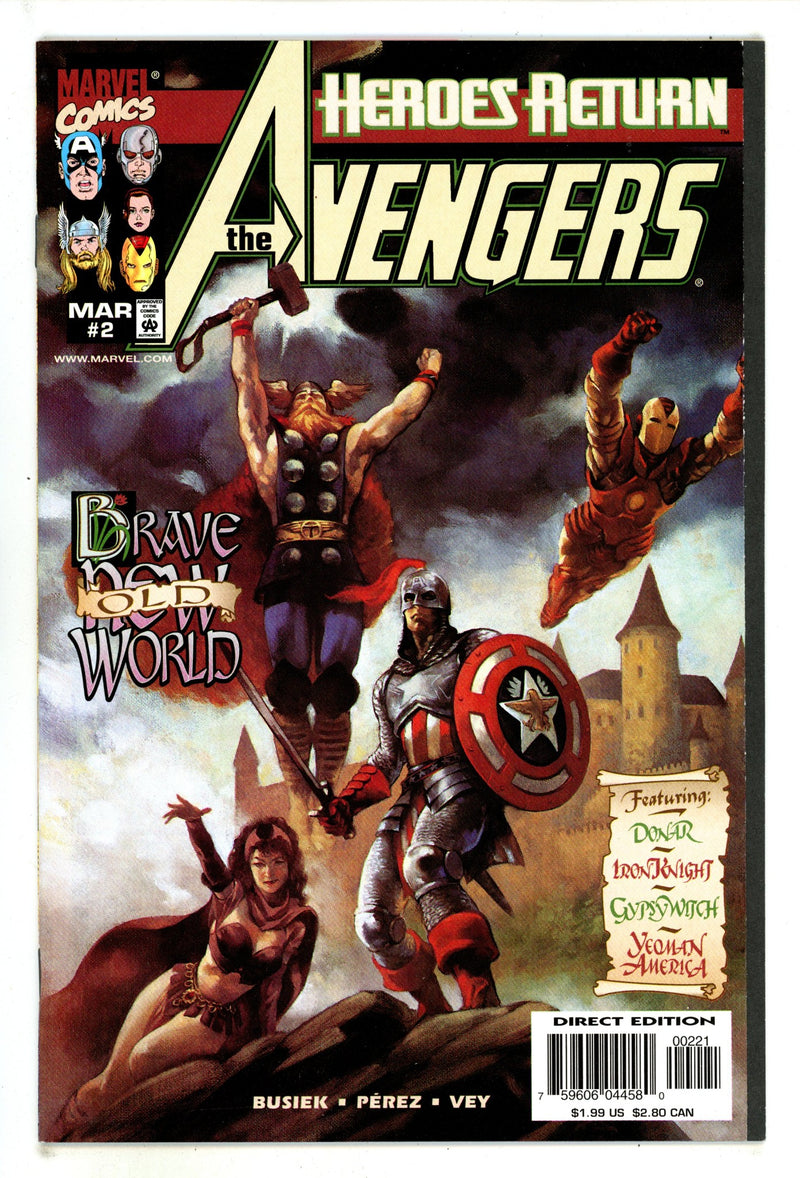 Avengers Vol 3 2 High Grade (1998) Lago Variant 