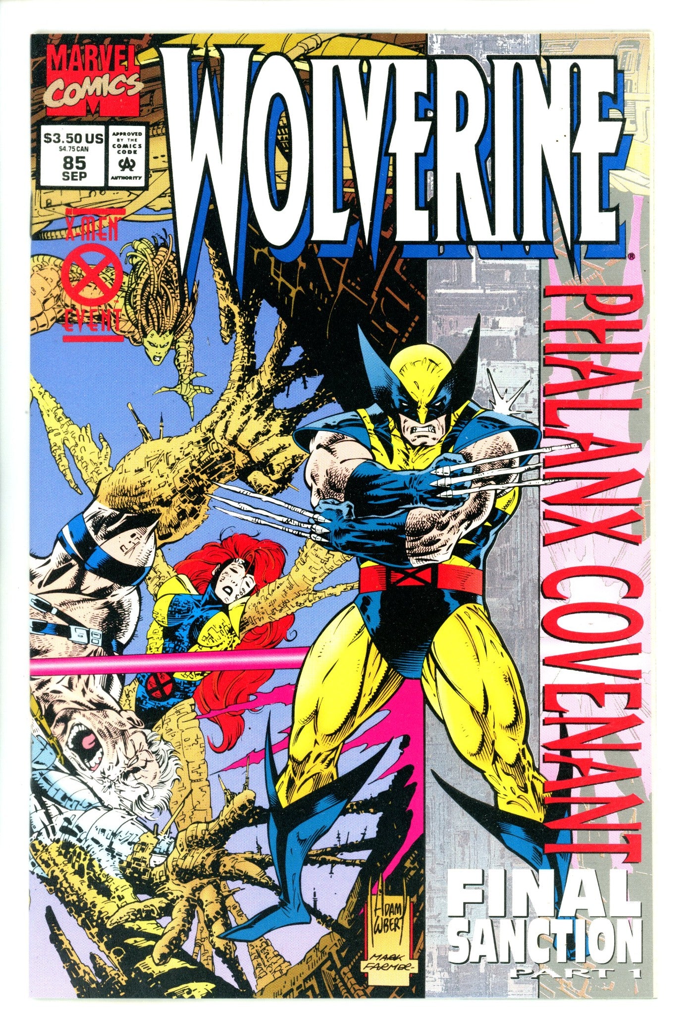 Wolverine Vol 2 85 NM- (9.2) (1994) Foil Variant 