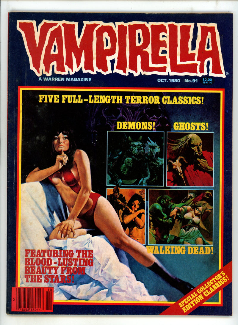 Vampirella Vol 1 91 FN- (5.5) (1980) Canadian Price Variant 