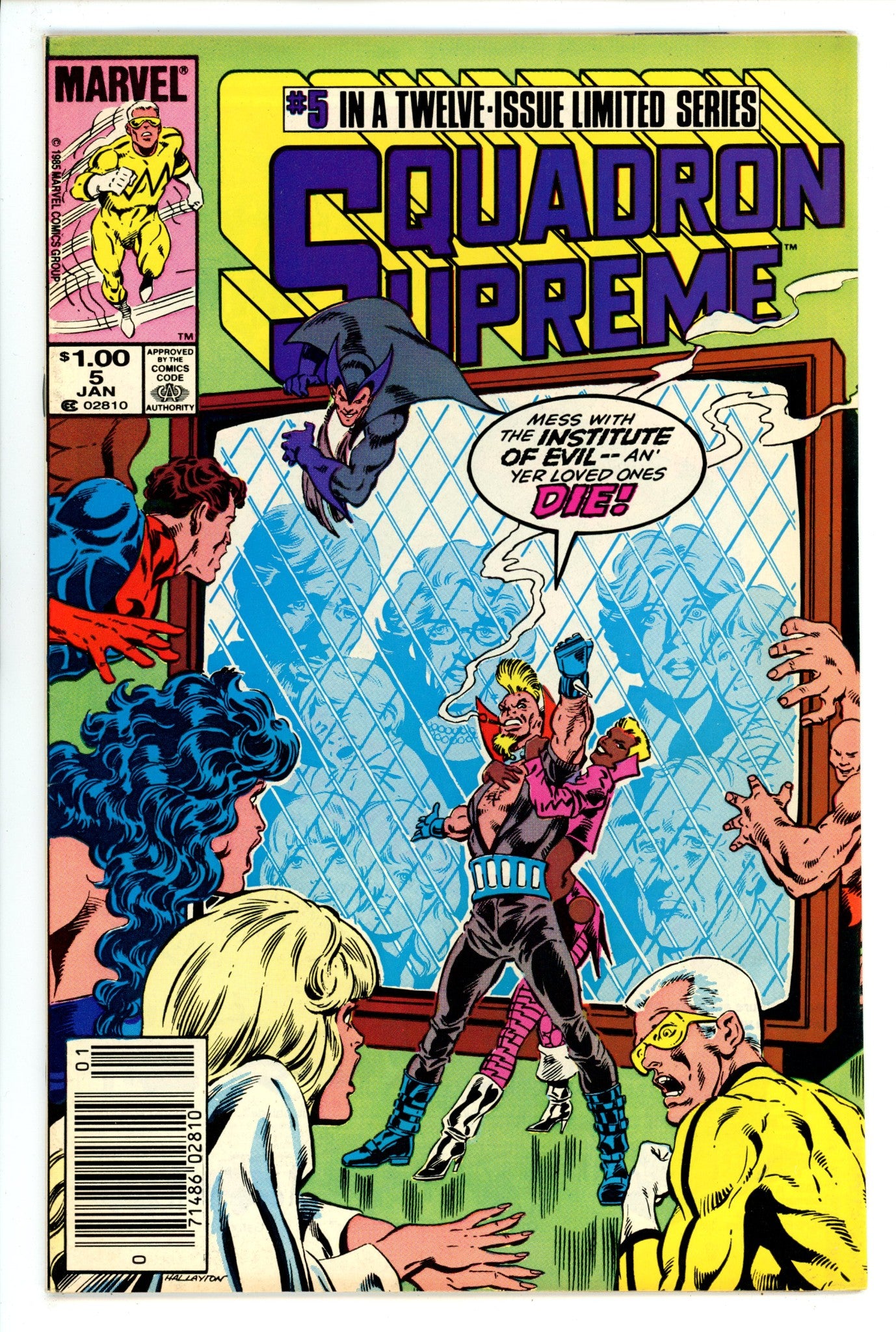 Squadron Supreme Vol 1 5 VF- (7.5) (1986) Canadian Price Variant 