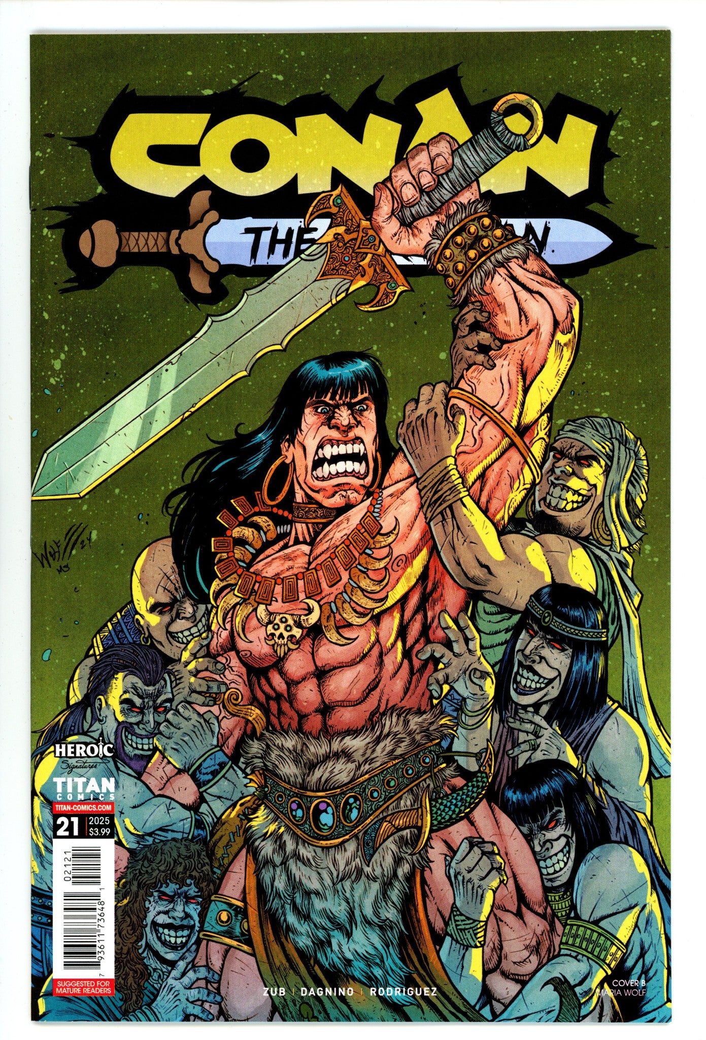Conan The Barbarian 21 Wolf Variant (2025)