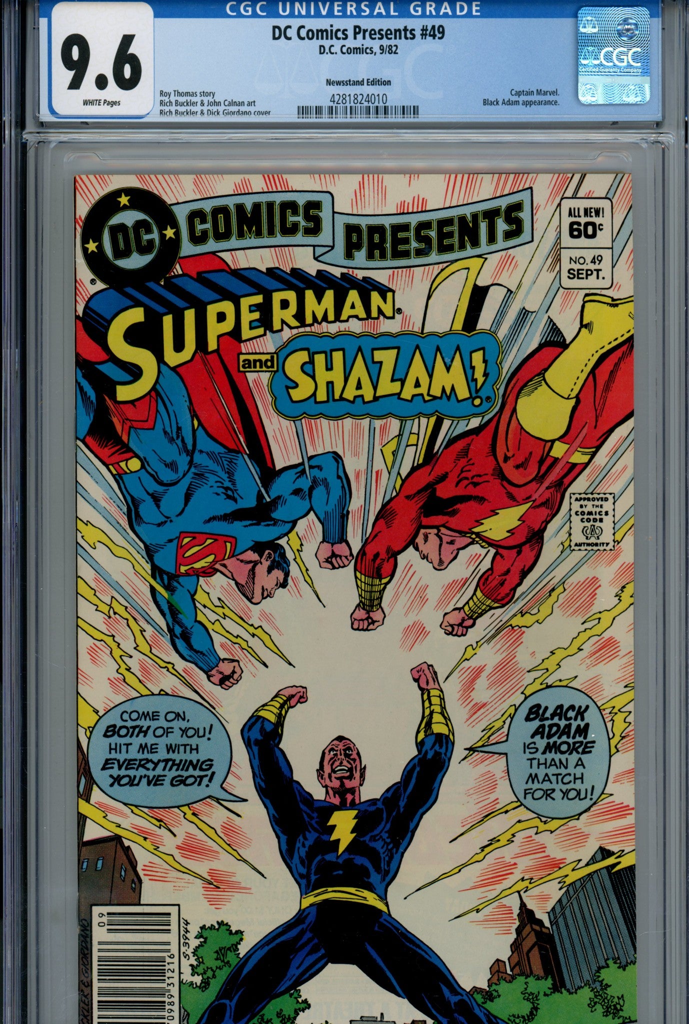 DC Comics Presents Vol 1 49 Newsstand CGC 9.6 (1982)