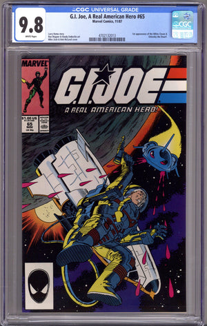 G.I. Joe, A Real American Hero 65 CGC 9.8 (NM/M) (1987)