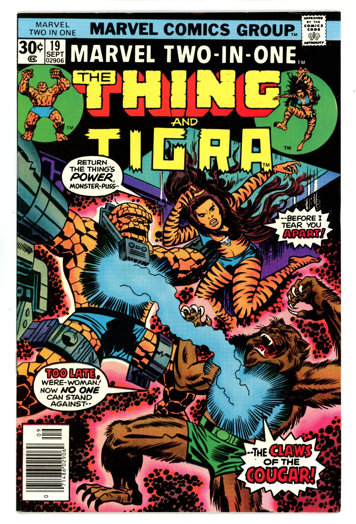 Marvel Two-in-One Vol 1 19 Mid Grade (1976) 