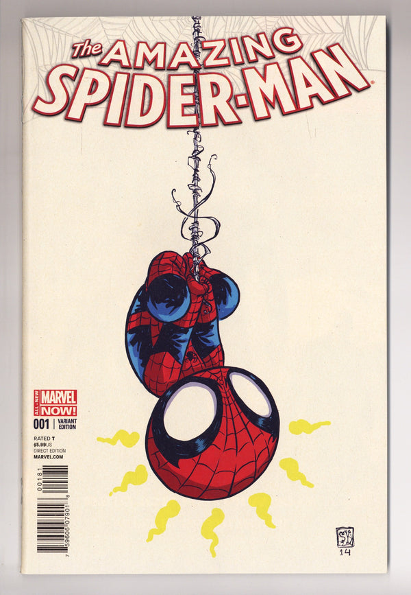 The Amazing Spider-Man Vol 3 1 NM- (9.2) (2014) Young Variant