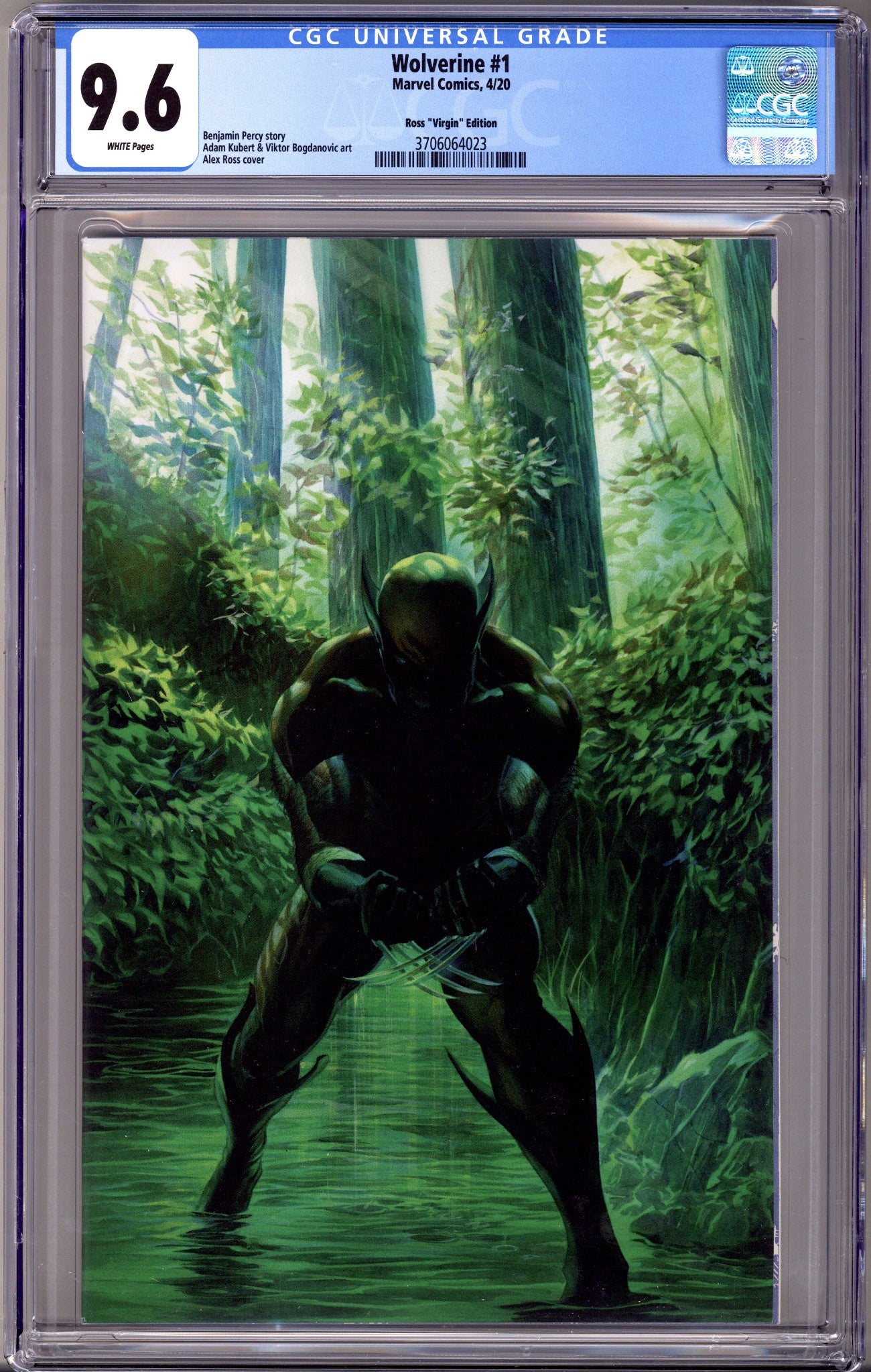Wolverine Vol 7 1 Ross Virgin Exclusive Variant CGC 9.6 (2020)