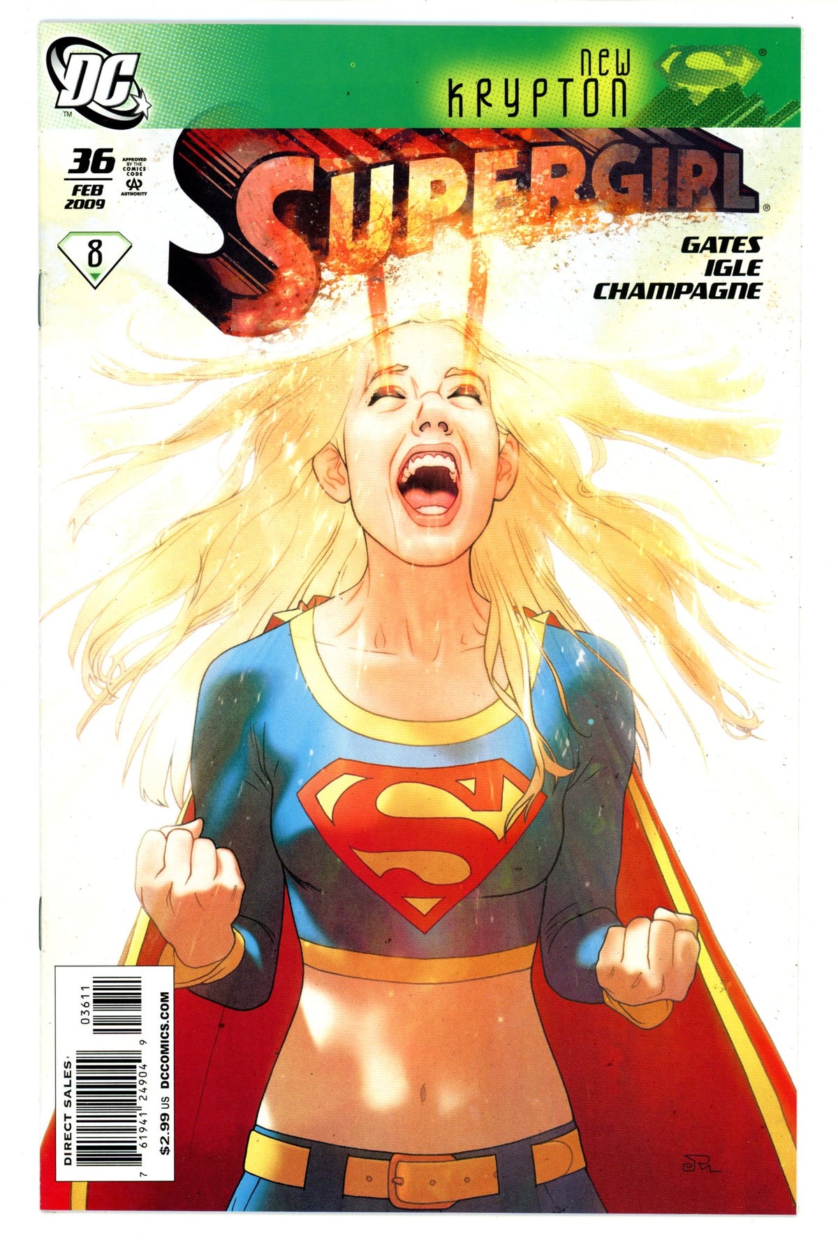 Supergirl Vol 5 36 High Grade (2009) 