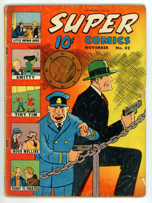 Super Comics 42 VG- (3.5) Last Page Missing (1941) 