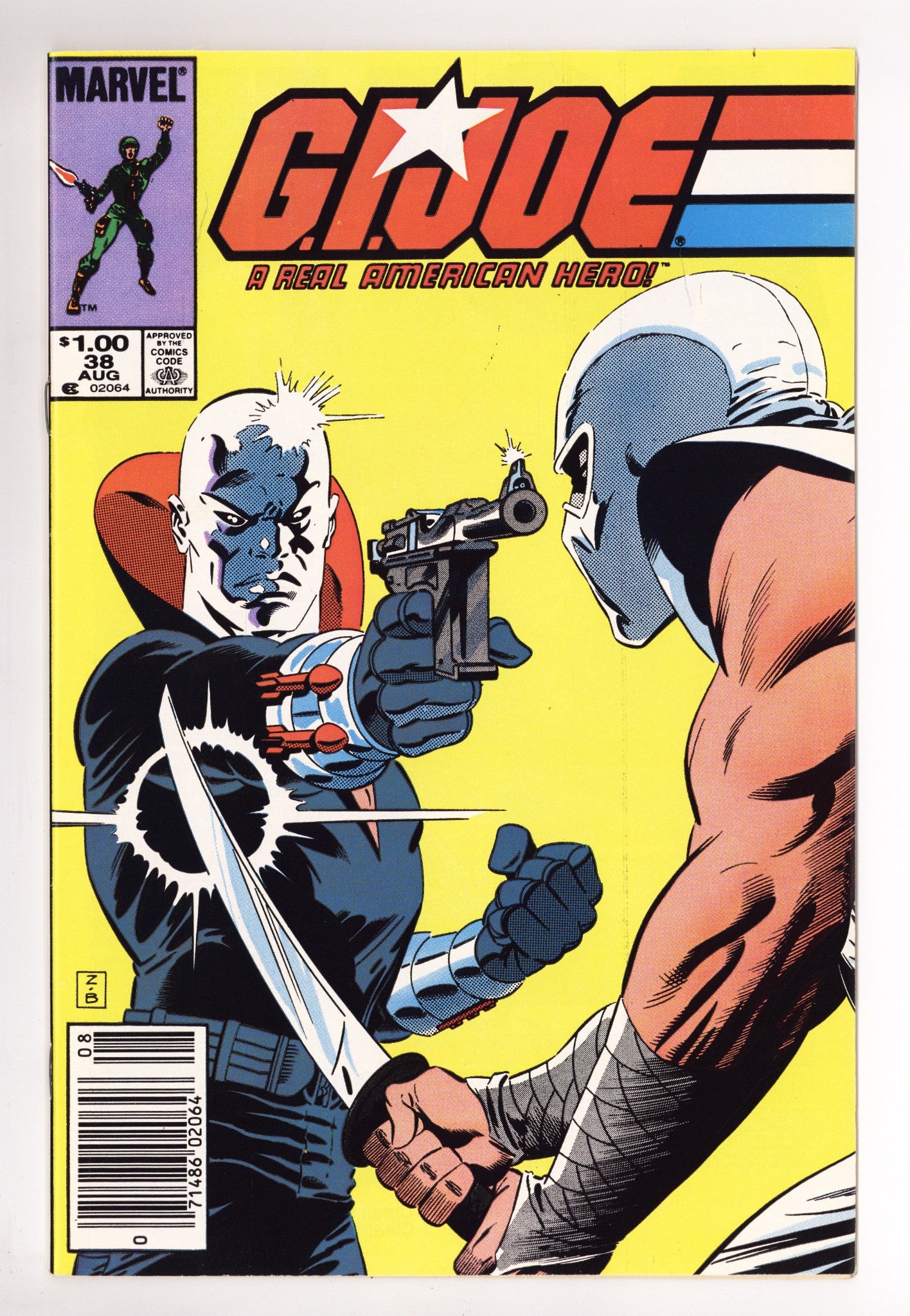 G.I. Joe, A Real American Hero 38 VF/NM (9.0) (1985) Canadian Price Variant 