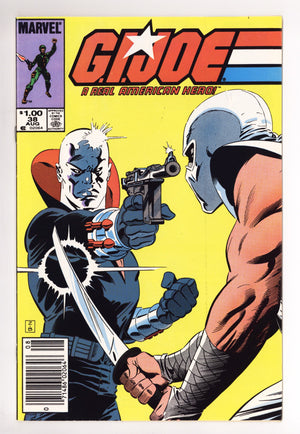 G.I. Joe, A Real American Hero 38 VF/NM (9.0) (1985) Canadian Price Variant