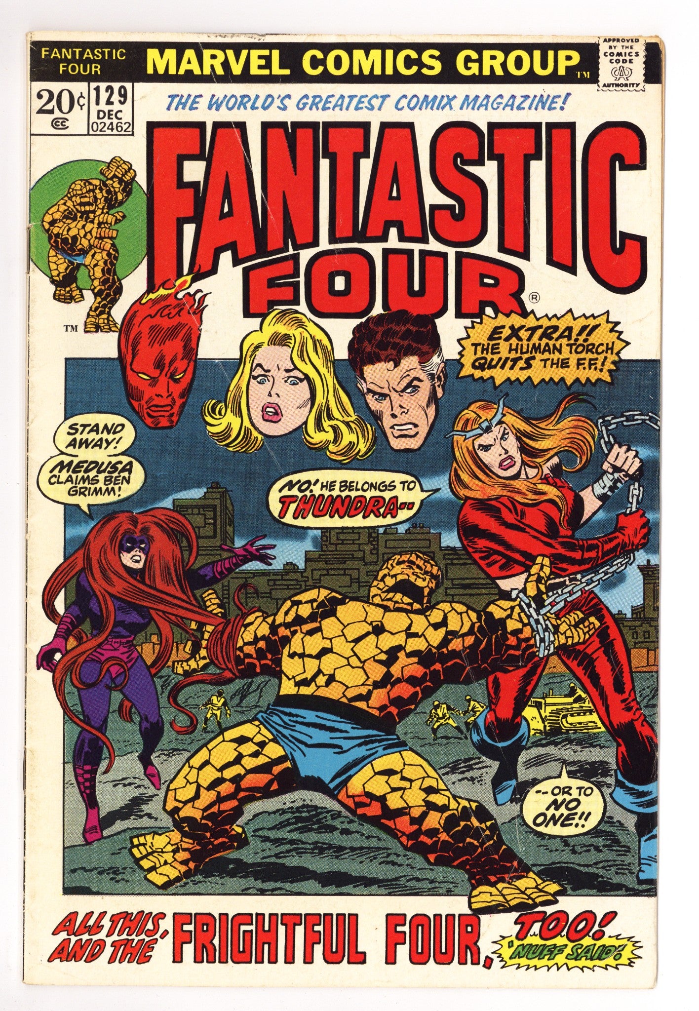 Fantastic Four Vol 1 129  GD/VG (3.0)   (1972)        