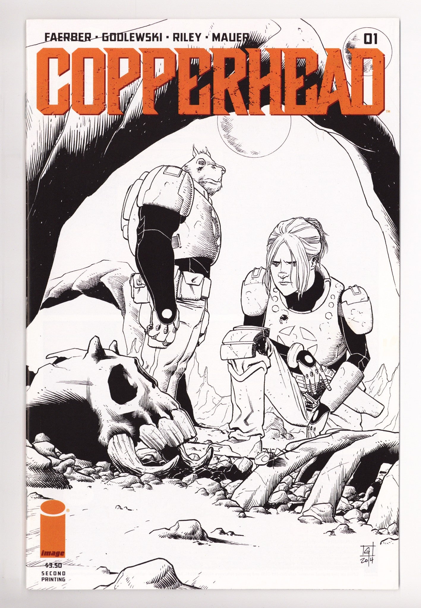 Copperhead 1 High Grade (2014) 2nd Print 