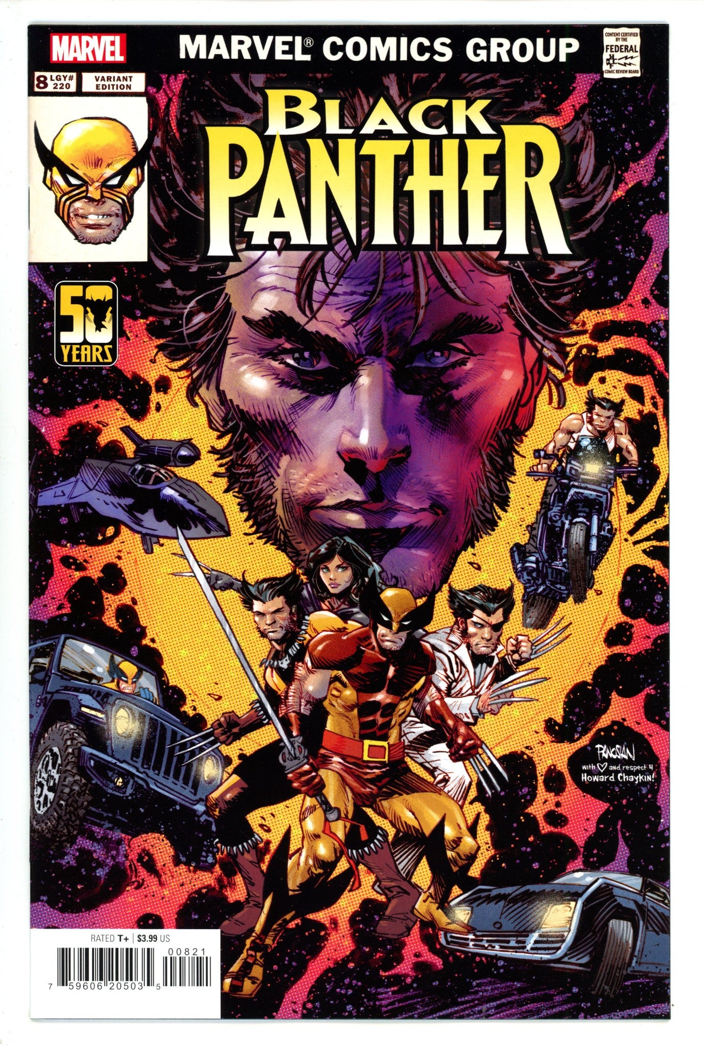 Black Panther Vol 9 8 Panosian Variant (2024)