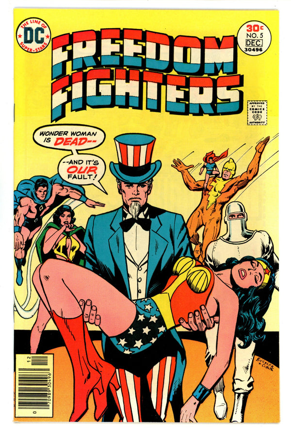 Freedom Fighters Vol 1 5 NM (9.4) (1976)