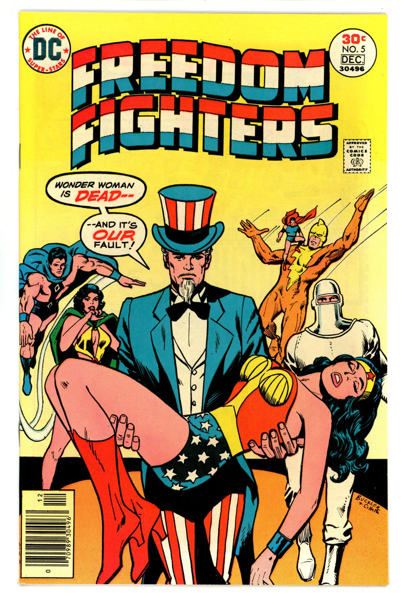 Freedom Fighters Vol 1 5  NM (9.4)  (1976)   