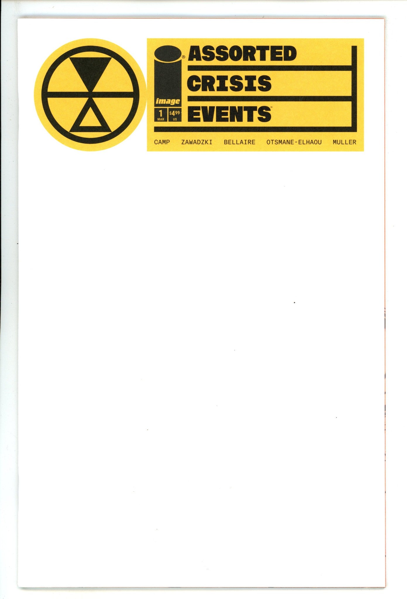 Assorted Crisis Events 1 Blank Variant (2025)
