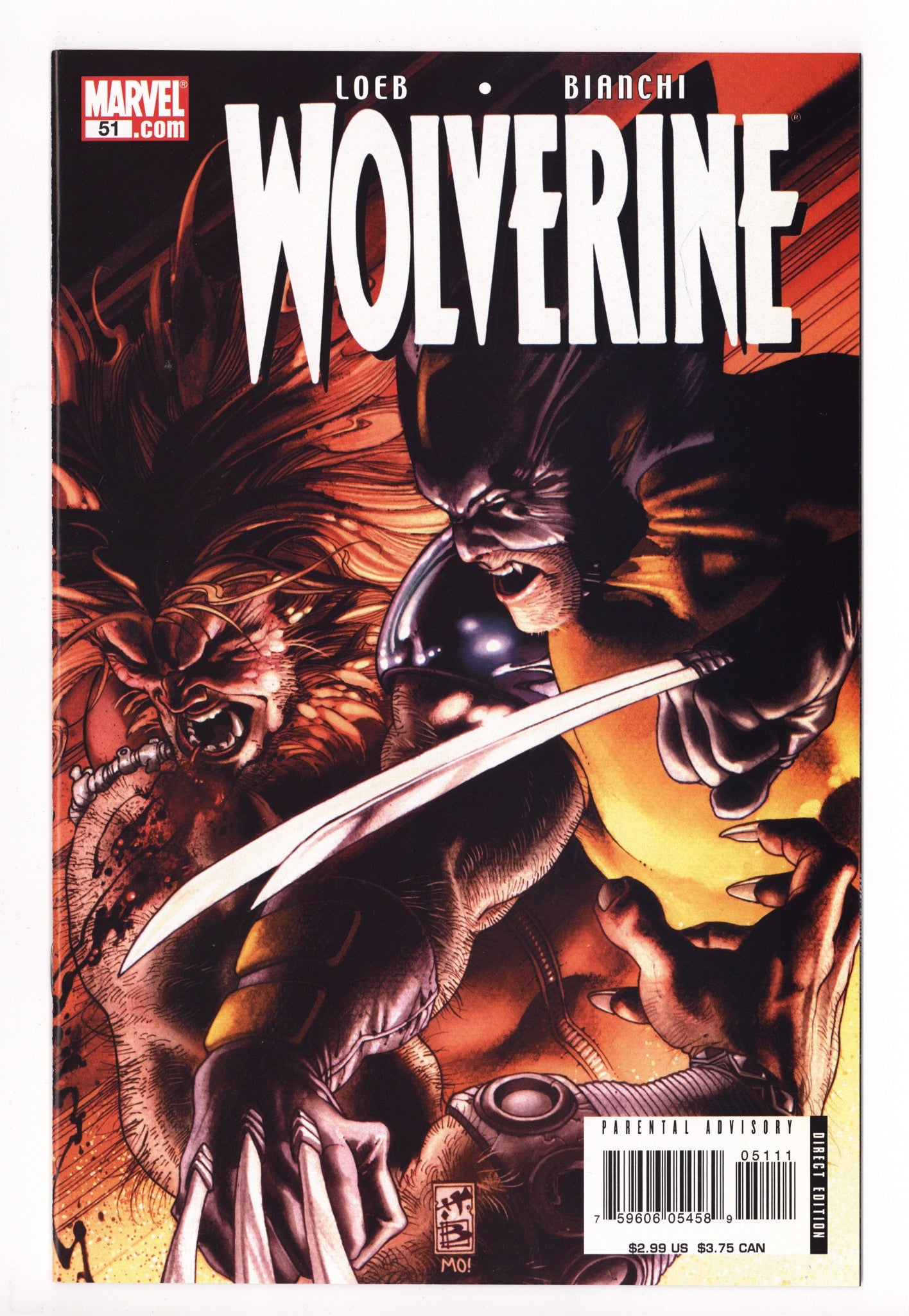 Wolverine Vol 3 51 High Grade (2007) 