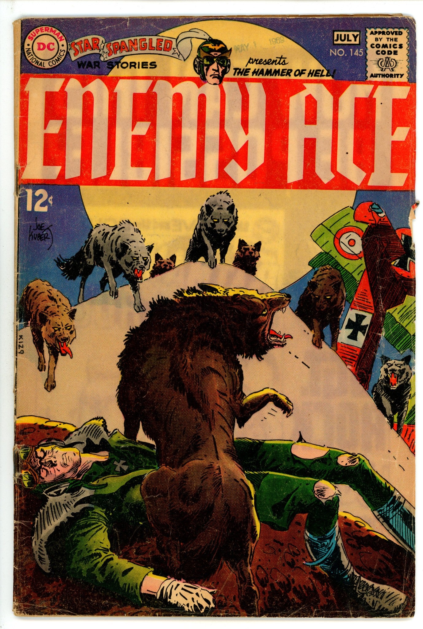 Star Spangled War Stories Vol 1 145 GD/VG (3.0) (1969) 