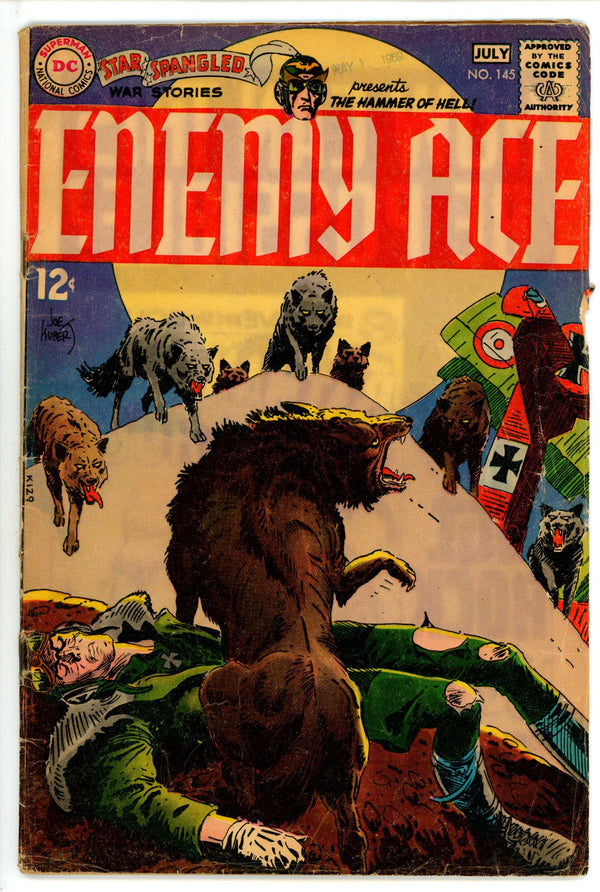 Star Spangled War Stories Vol 1 145 GD/VG (3.0) (1969)