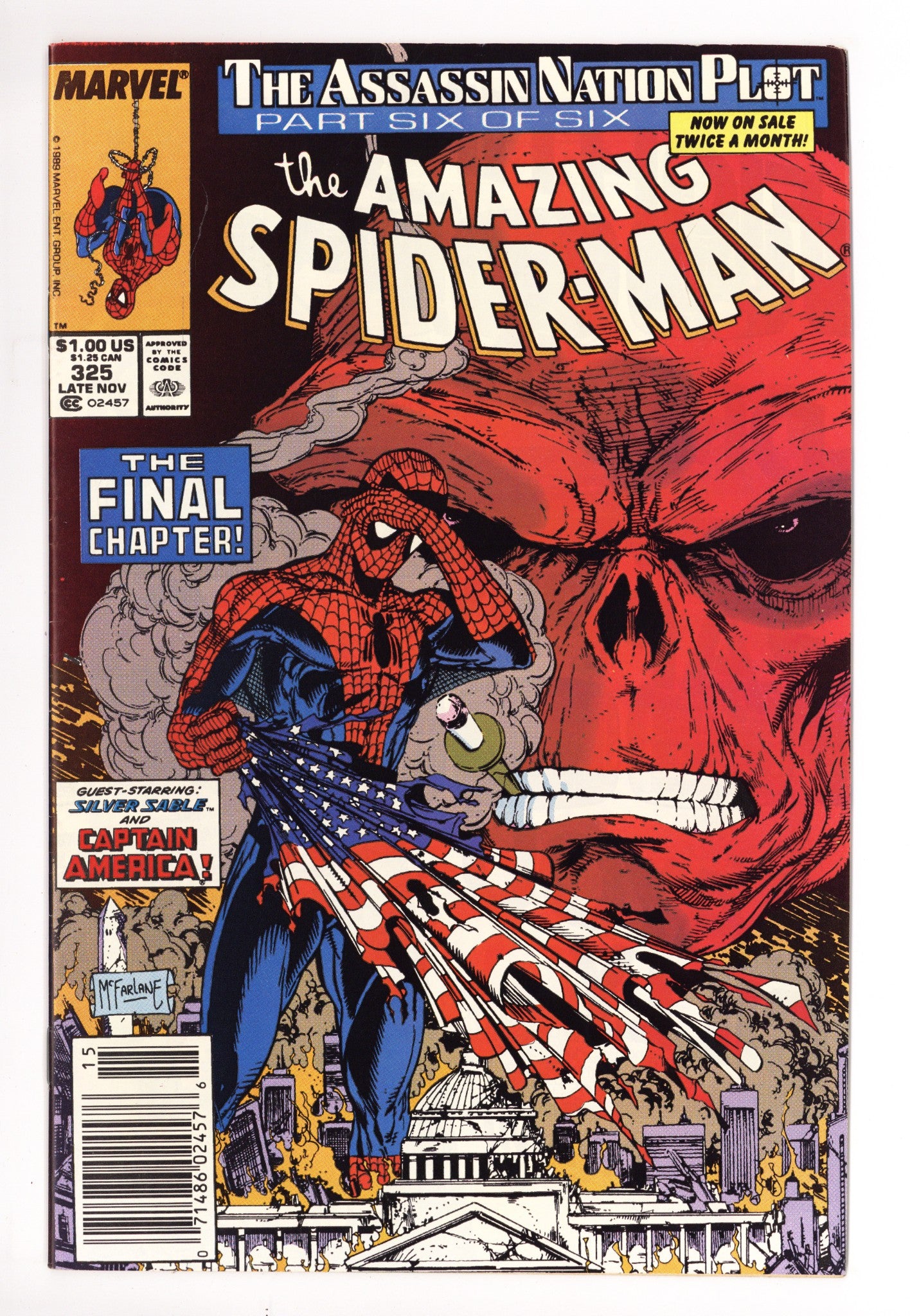 The Amazing Spider-Man Vol 1 325 VF (8.0) (1989) Newsstand 