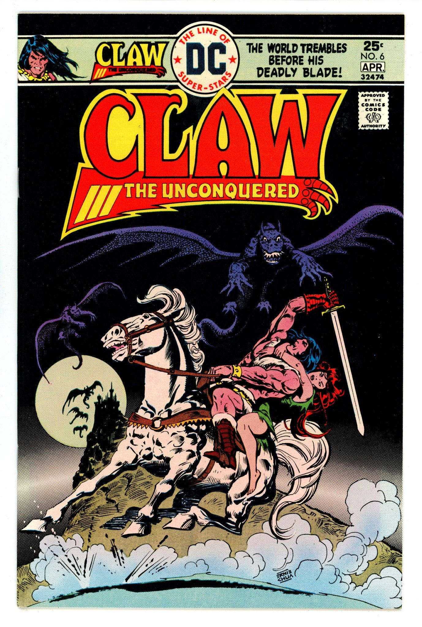 Claw the Unconquered 6 VF- (7.5) (1976) 