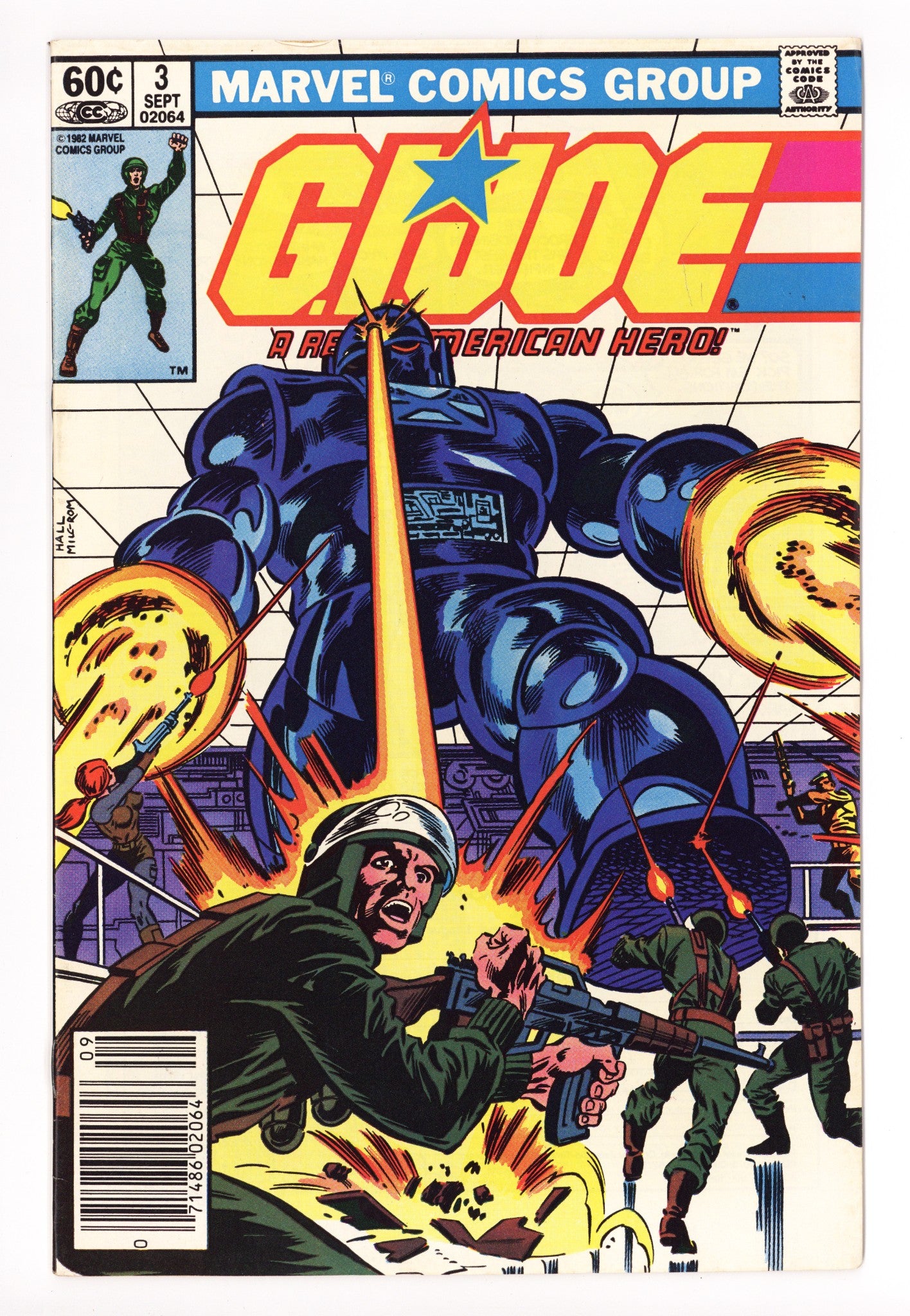 G.I. Joe, A Real American Hero 3 Mid Grade (1982) Newsstand 