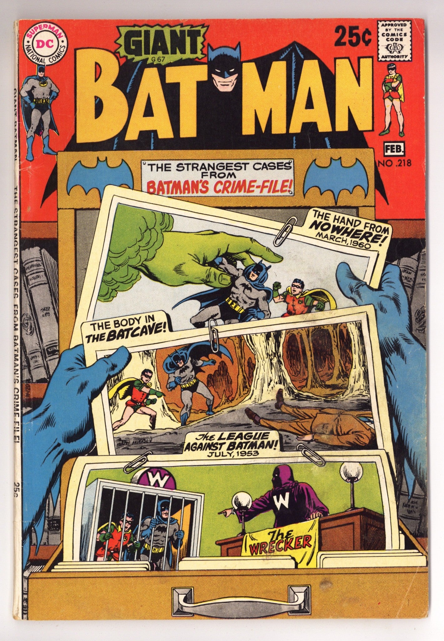 Batman Vol 1 218 VG/FN (5.0) (1970) 