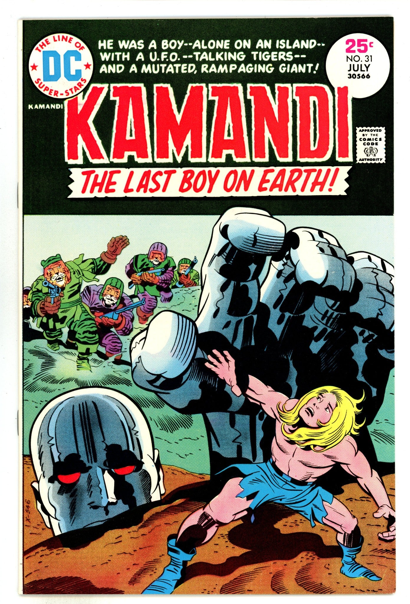 Kamandi, the Last Boy on Earth 31 NM- (9.2) (1975) 