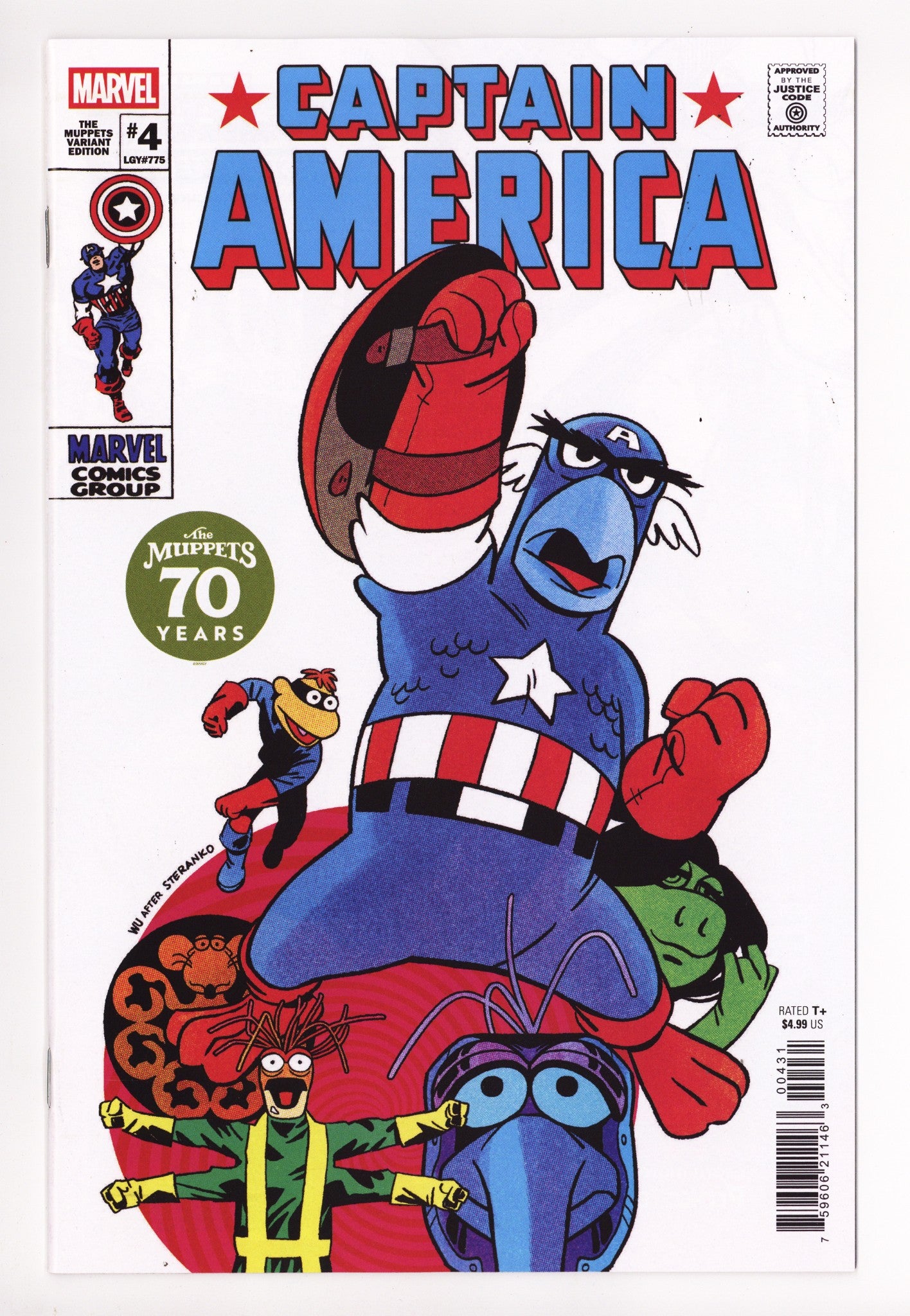Captain America Vol 12 4 Wu  Variant   (2025)
