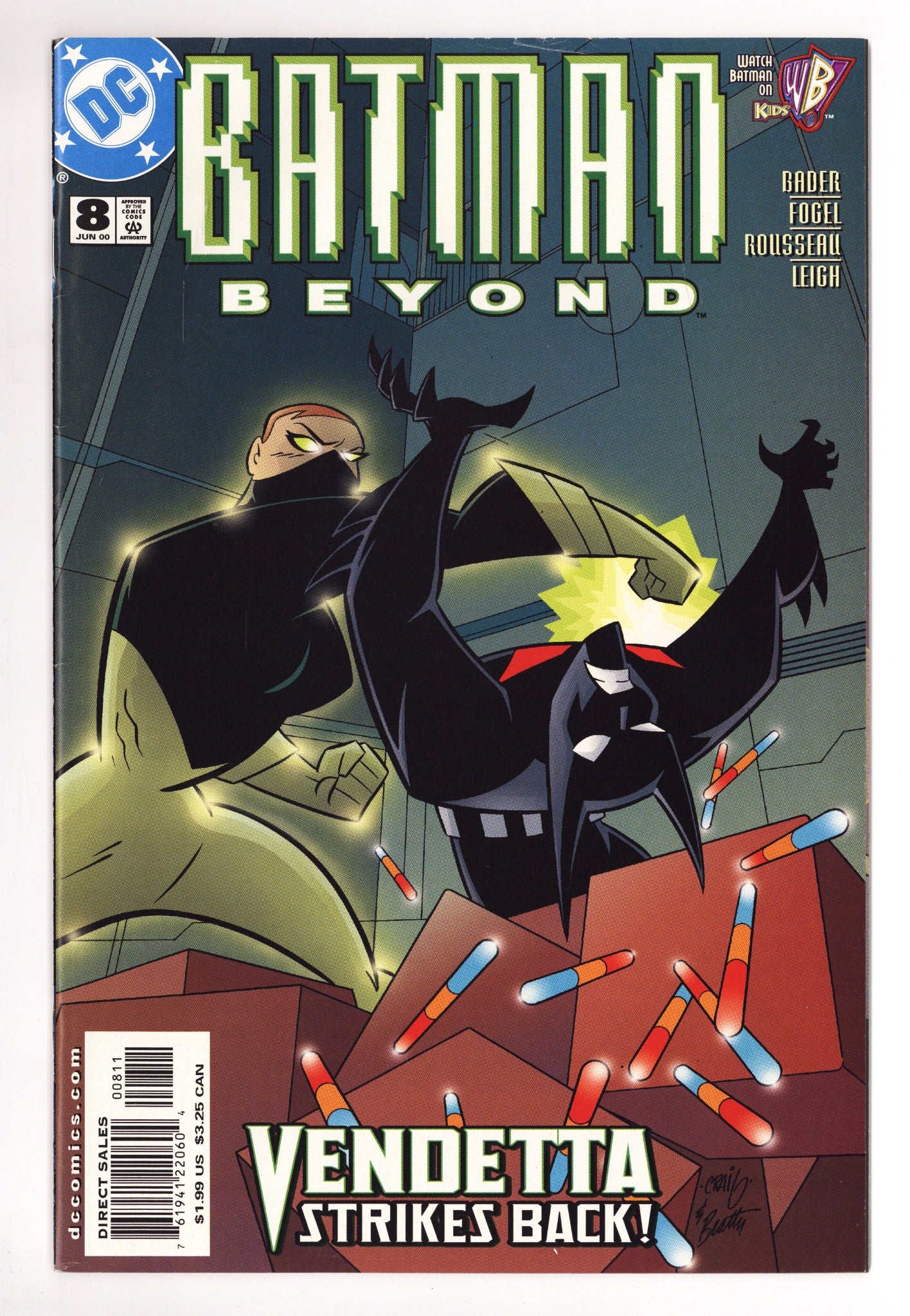 Batman Beyond Vol 2 8 Mid Grade (2000) 