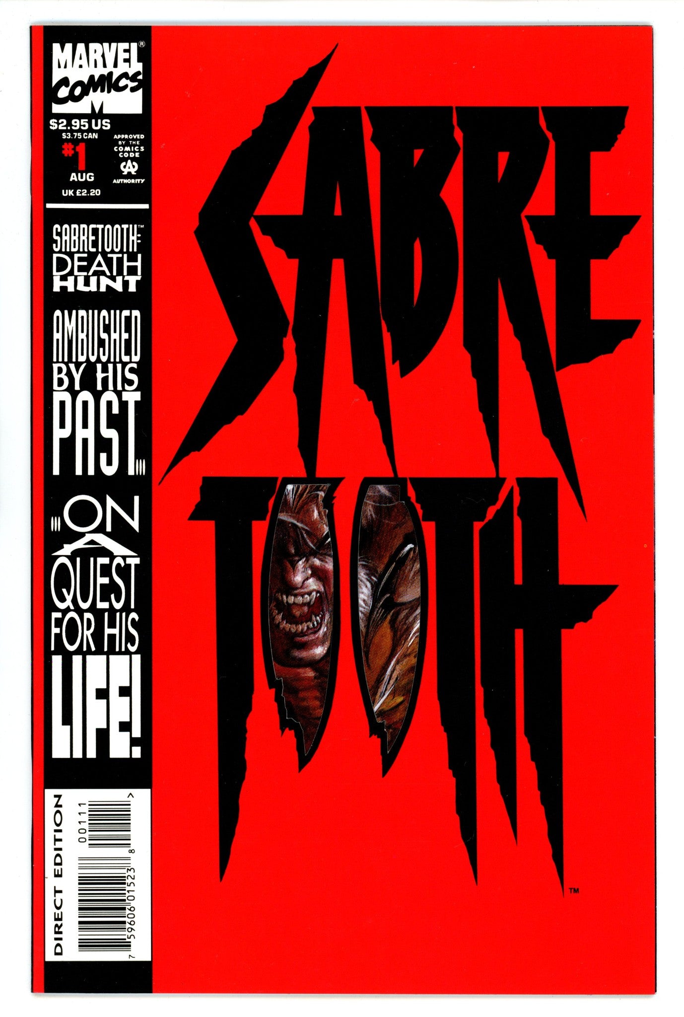 Sabretooth Vol 1 1 High Grade (1993) 