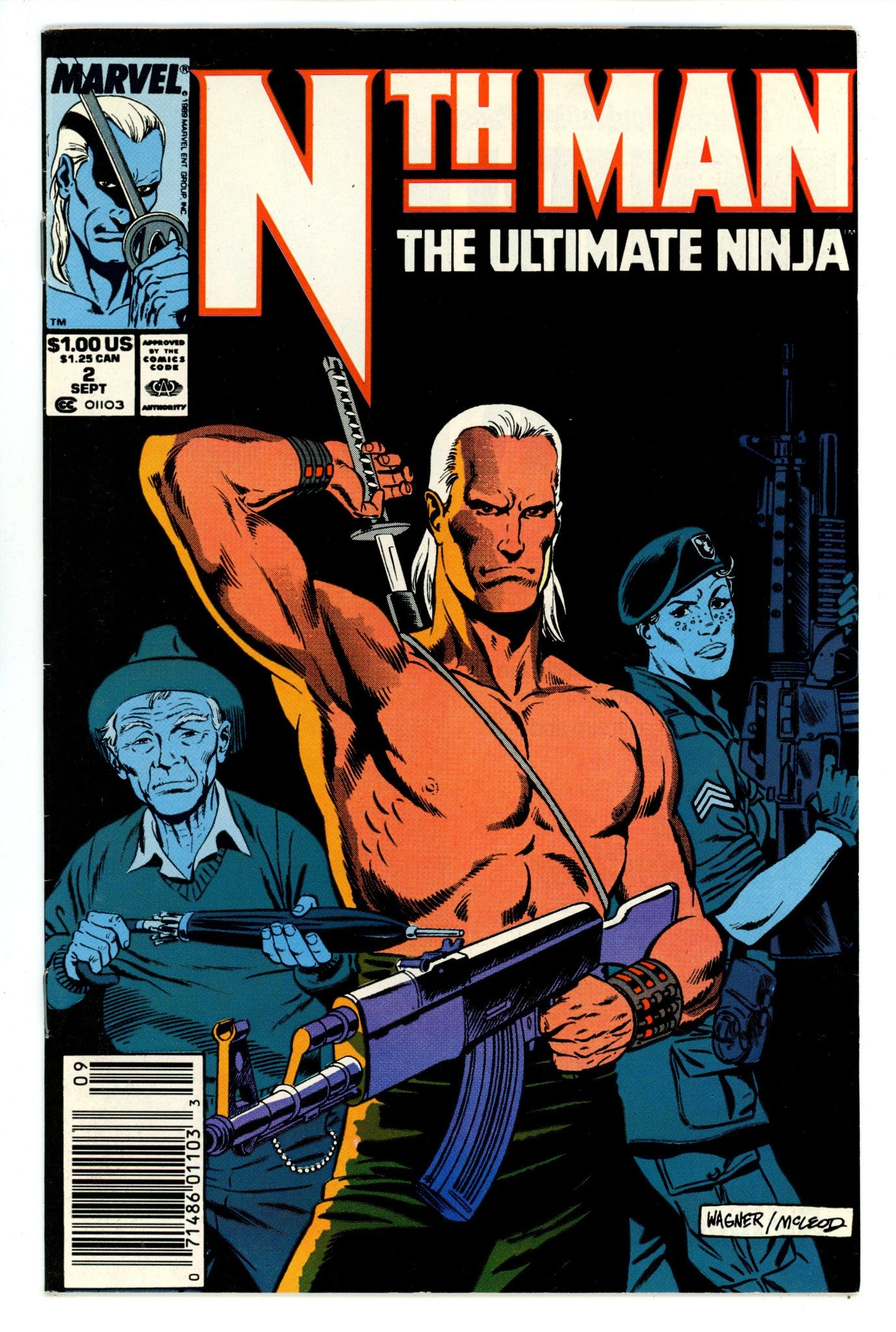 Nth Man the Ultimate Ninja 2 Mid Grade (1989) 