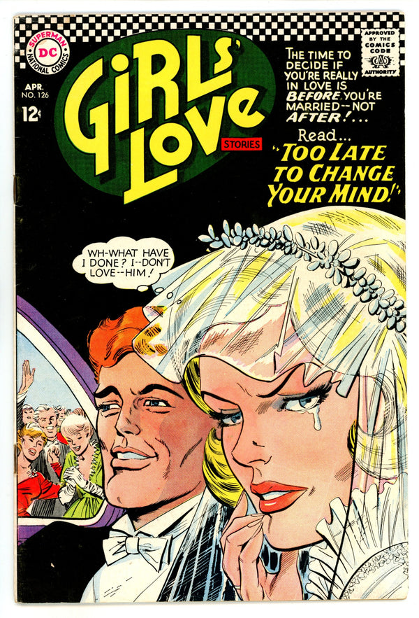 Girls' Love Stories 126 VG+ (4.5) (1967)
