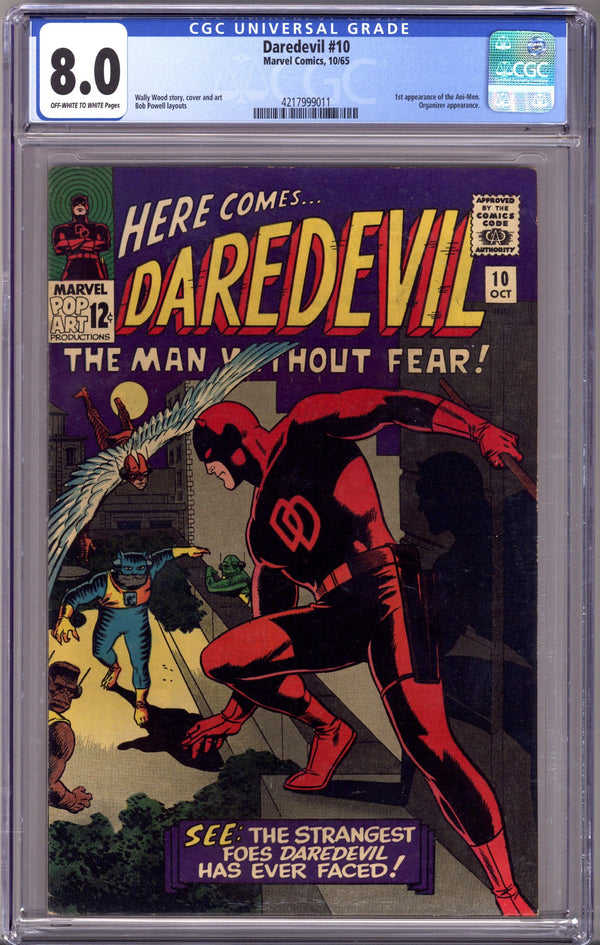 Daredevil Vol 1 10 CGC 8.0 (VF) (1965)