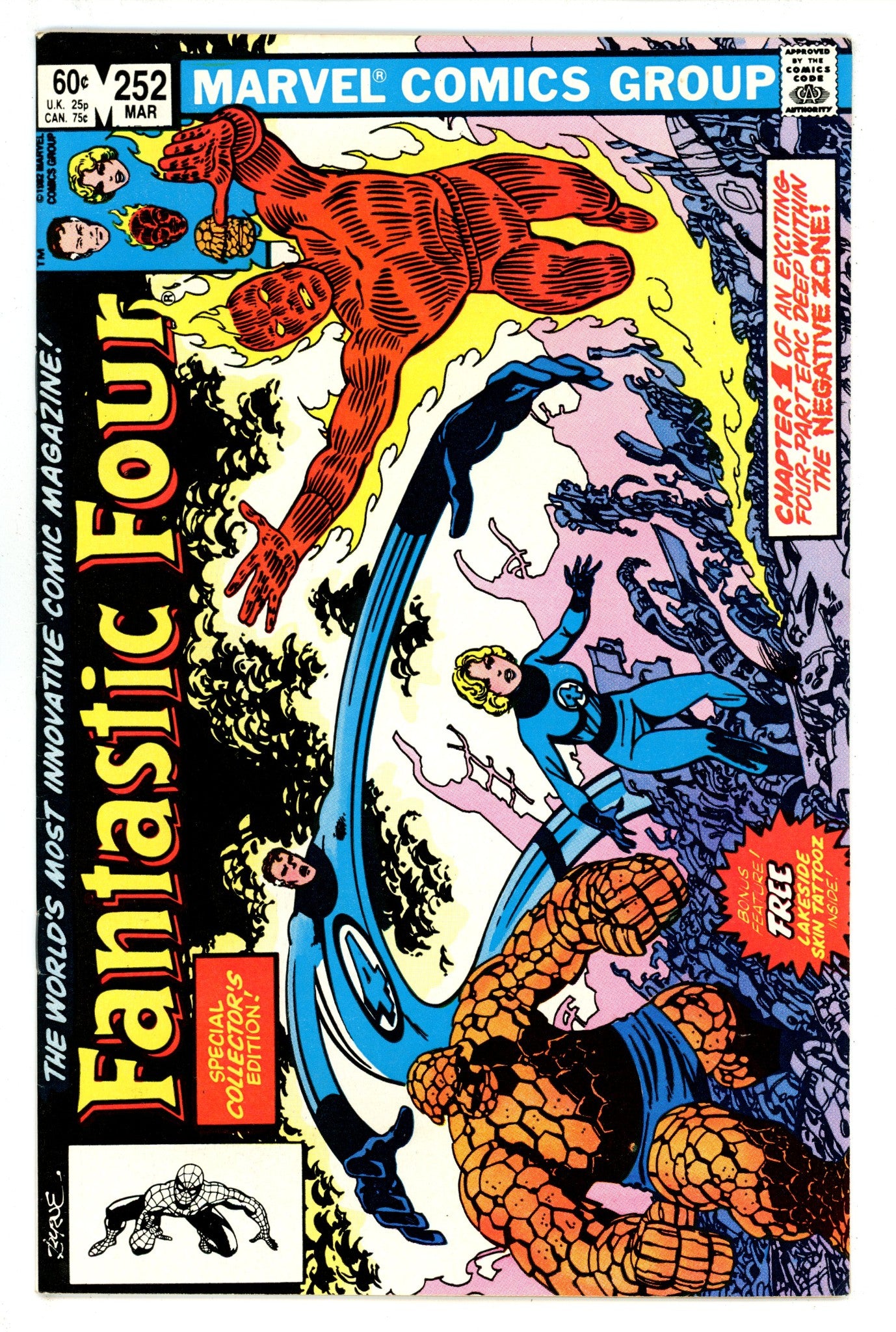 Fantastic Four Vol 1 252 VF (8.0) No Insert (1983) 