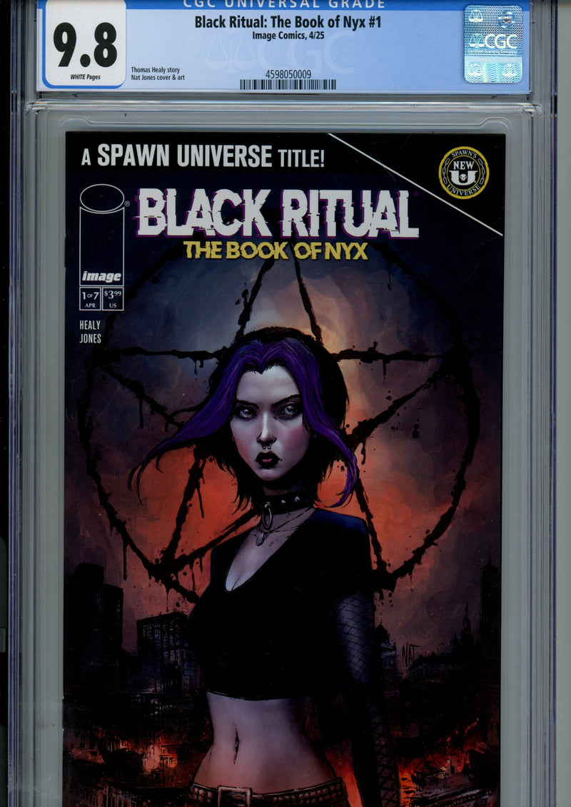 Black Ritual: The Book of Nyx 1 CGC 9.8 (NM/M) (2025) 