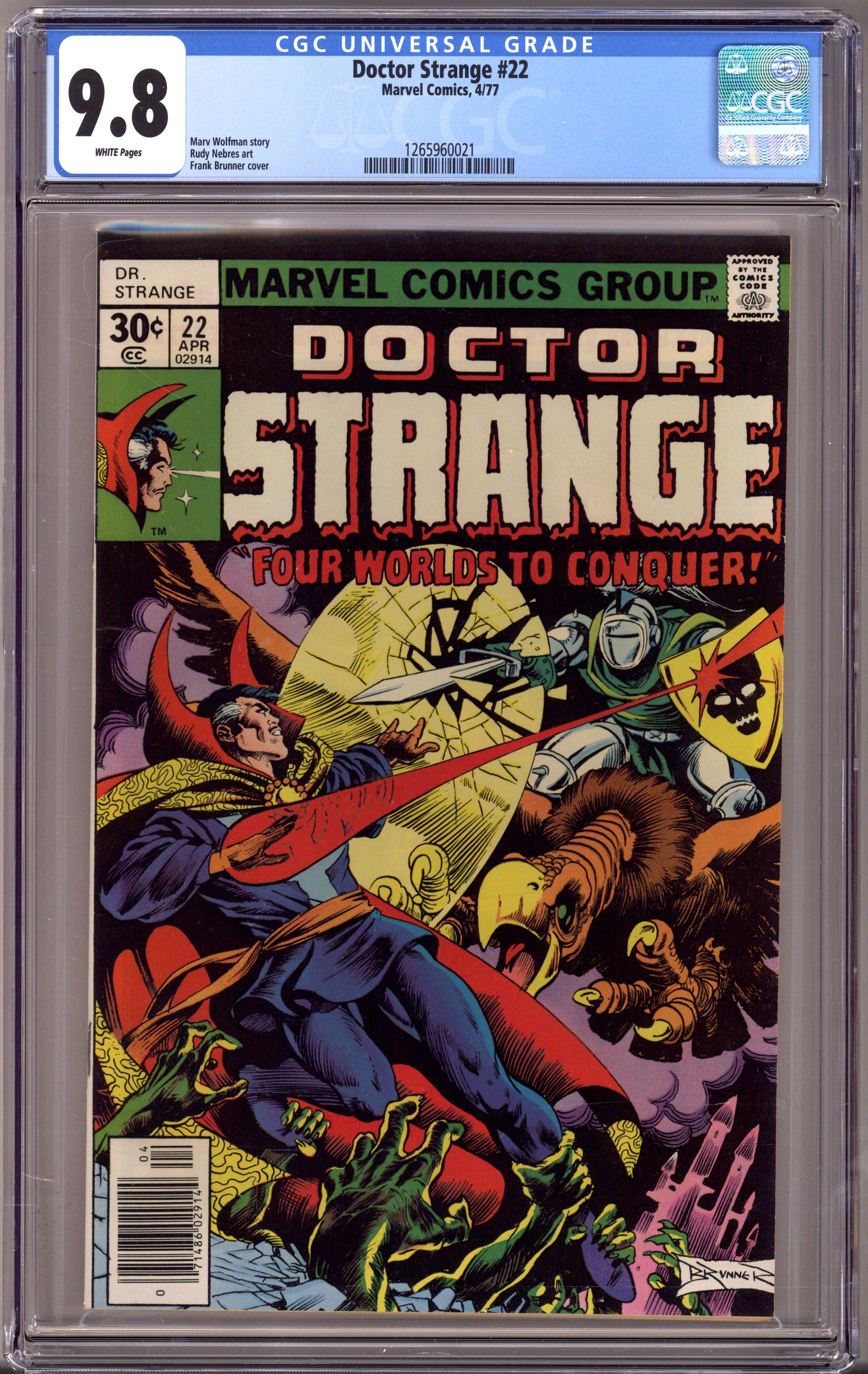 Doctor Strange Vol 2 22 CGC 9.8 (NM/M) (1977) 