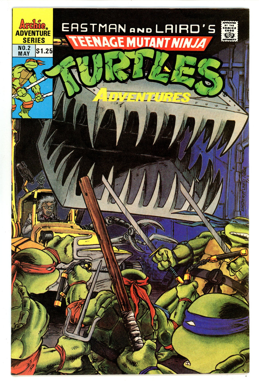 Teenage Mutant Ninja Turtles Adventures Vol 2 2 FN (6.0) (1989) Canadian Price Variant 