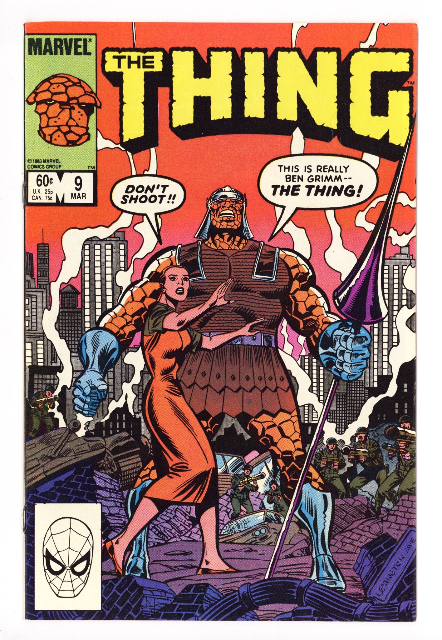 The Thing Vol 1 9 Mid Grade (1984) 