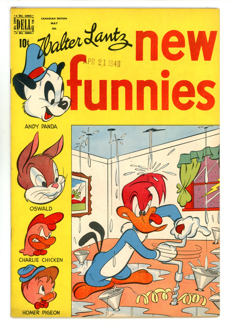 Walter Lantz New Funnies 135 FN/VF (7.0) (1948) Canadian Edition 