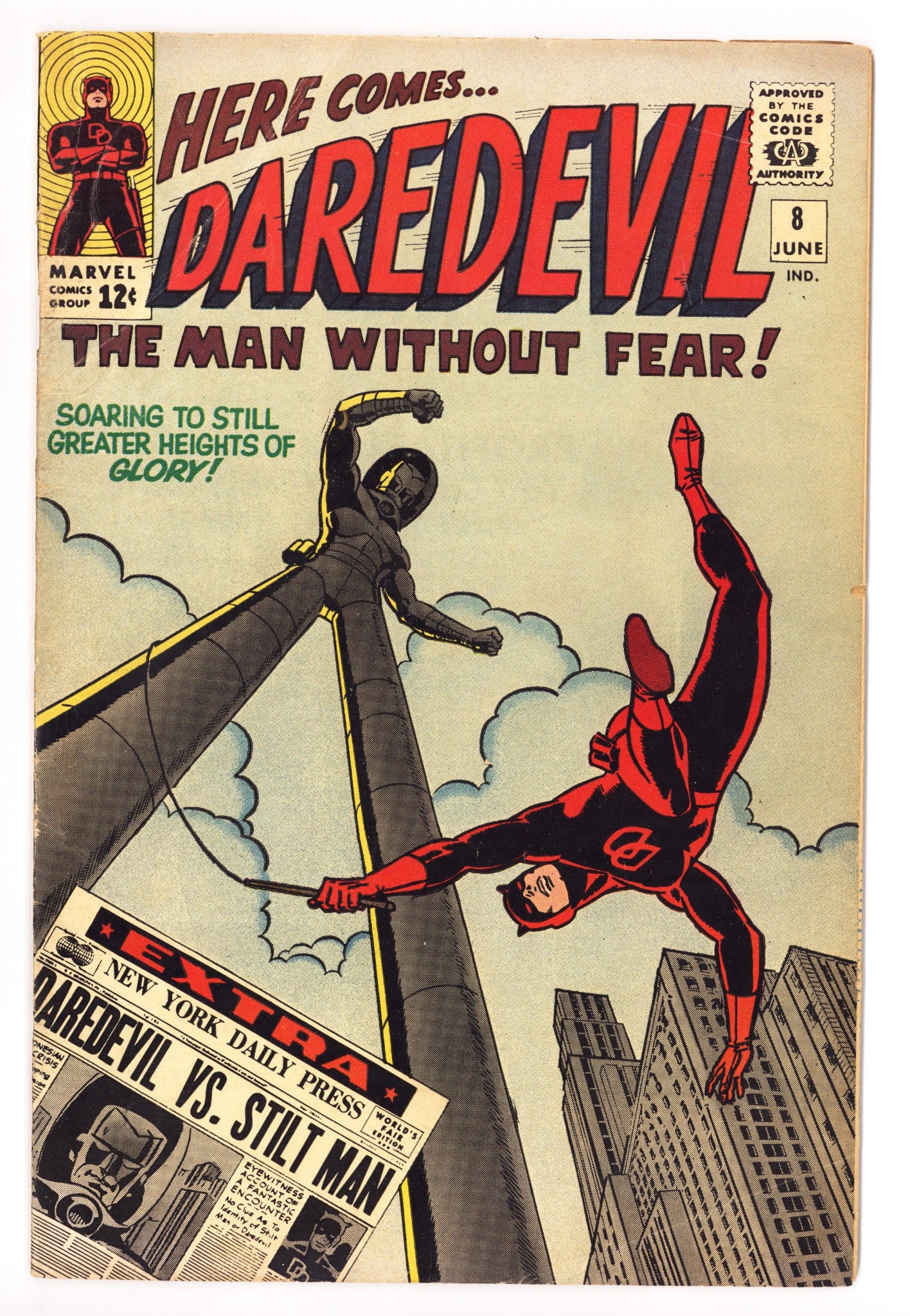 Daredevil Vol 1 8 VG+ (4.5) (1965) 