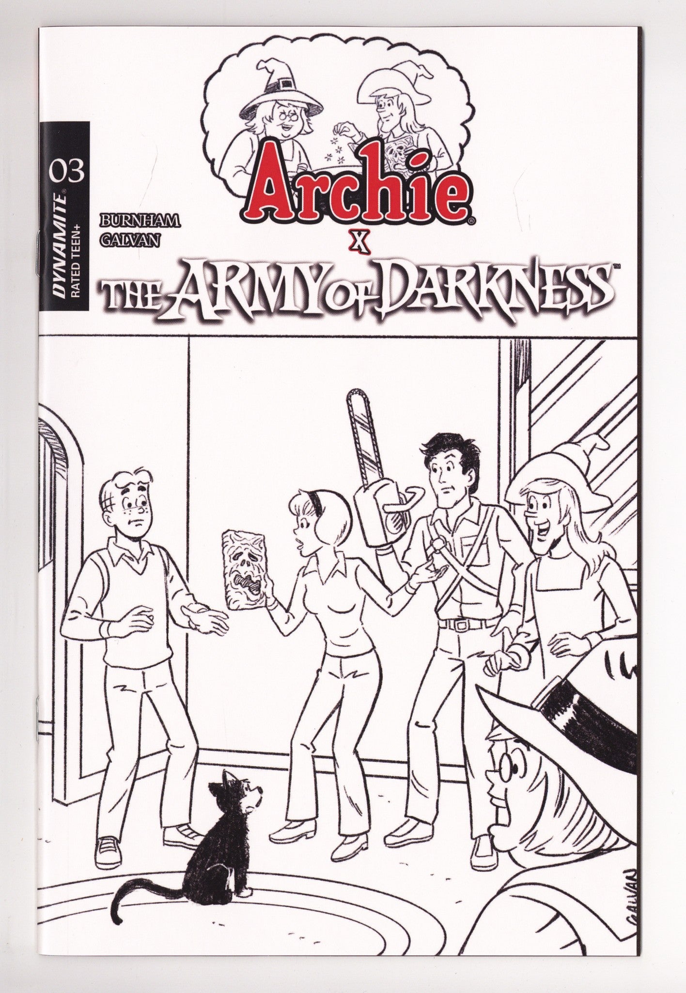 Archie X Army Of Darkness 3 Galvan B&W Incentive (2026)