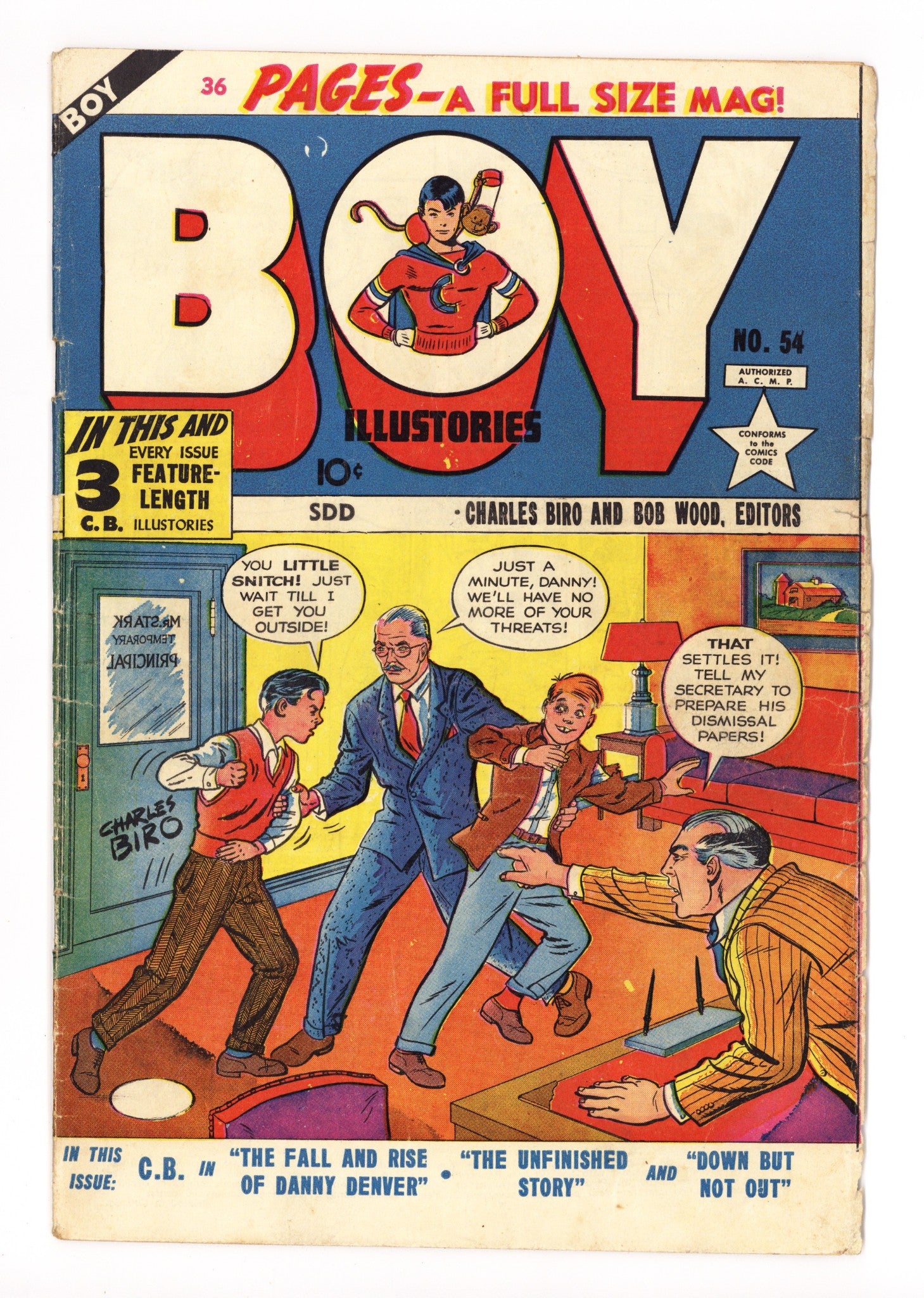 Boy Comics [Boy Illustories] 54 GD/VG (3.0) (1950) Canadian Price Variant 